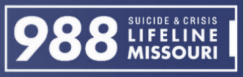 Suicide and Crisis Lifeline Missouri 988 Logo